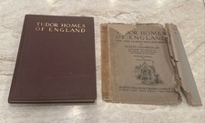 Antique 1929 Tudor Homes Of England Samuel Chamberlain Hardcover HC Book + Cover picture