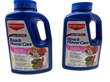 BIOADVANCED 4 Lb All-In-One Rose and Flower Care Granules Lot of 2 New picture