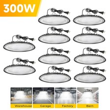 10 Pack 300W UFO Led High Bay Light Commercial Industrial Factory Led Shop Light picture