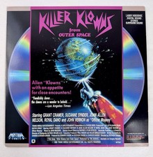 RARE KILLER KLOWNS LASERDISC, 1988, 93 minutes, extended play picture