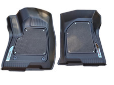 2019-2027 GMC Sierra Factory Front Floor Liners 84982192 Dark Atmosphere OEM GM picture