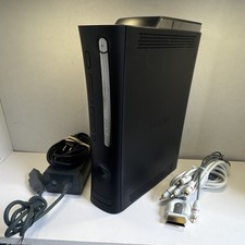 Xbox 360 Elite 120GB Jasper HDMI Console Tested Working w/ Power Supply AV picture