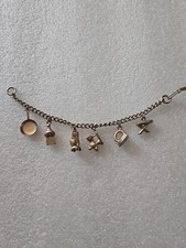 Vintage Silver Plated Charm Bracelet B.A. Ballou & Co. picture
