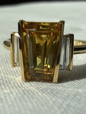Custom ARTEMER 2.30ct Orange Parti Sapphire Engagement Ring 18k Rose Gold picture