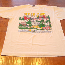 Fruit of the Loom Men's L White Berea Ohio Graphic Print Crew Neck T-Shirt picture