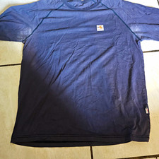Carhartt FR Flame Resistant Long Sleeve Crewneck Knit Work Shirt Navy M 102904 picture