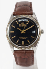 Vintage Ricoh Dynamic Wide Automatic Day-Date 21 Jewels  Watch picture