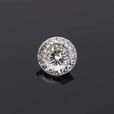 4 Ct Natural White Diamond Round Portuguese Cut VVS1 D Grade IDGL Certified picture