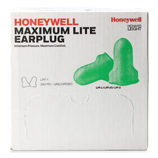 Howard Leight Max Lite Uncorded Earplugs - Green 200 pr picture