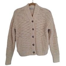 Madewell Surrey MIA Bobble Cardigan  Textured Heavy Knit size S picture