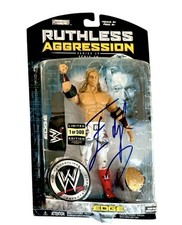 WWE EDGE SIGNED 1 OF 500 RUTHLESS AGGRESSION 29 TOY WITH LEATHER BELT VERY RARE picture