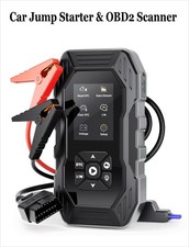 2-in-1 5000A Car Jump Starter with OBD2 Scanner, 12V Portable Battery Booster picture