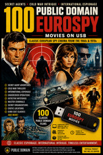 100 Public Domain Eurospy Movies on USB picture