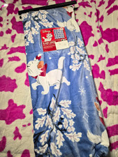 Disney The Aristocats Marie Winter Snowflake Plush Throw Blanket - New picture