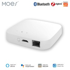 MOES Tuya Smart Multi-Mode Wired Hub ZigBee Bluetooth Mesh Gateway App Remote picture