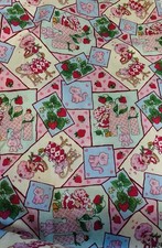VTG 2003 Strawberry Shortcake Toss Crazy Quilt Cheater by Spectrix  BTY picture