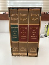 Letters of James Joyce Three Volumes Box Set 1966 Richard Ellmann Viking Press picture