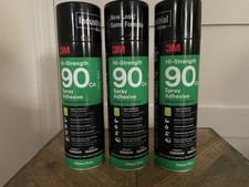 3M High Strength 90 Spray Adhesive 19 Oz Lot Of 3 picture