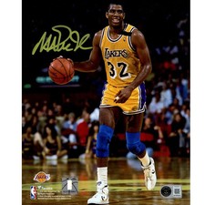 Magic Johnson Autographed/Signed Los Angeles Lakers 8x10 Photo Beckett WIT 58486 picture