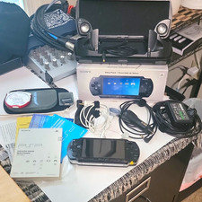 Vintage CIB Sony PSP-1001 K Value Pack Tested Minty W/NYKO Theater, Games *READ* picture