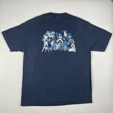 Vintage Lost Enterprises Shirt Mens XL Blue Anime Girls Pinup Skateboard Tee Y2K picture