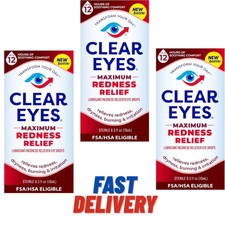 Clear Eyes, Maximum Redness Relief Eye Drops (Pack of 3) picture