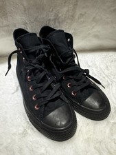 Converse Chuck Taylor All Star High Top Black Canvas size 6 Lace-Up Sneakers picture