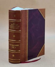 An Egyptian hieroglyphic dictionary with an index of E V. 1 1920 [Leather Bound] picture