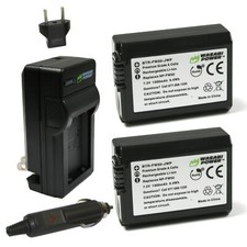 Wasabi Power Battery (2-Pack) and Charger for Sony NP-FW50 picture