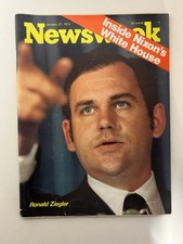 Newsweek January 21 1974 Ronald Ziegler Nixon White House Magazine Politics picture