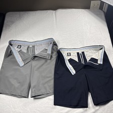 NWOT FootJoy LOT OF 2 Golf Performance Shorts 36x9