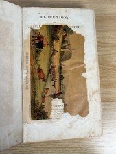 1845 Elocution Mental Vocal Philosophy C.P. Bronson Antique Book Clippings picture