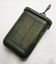 USGI Military Army Decontamination Kit M258A1 - Empty Plastic Storage Container picture