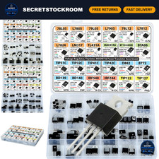 82-Pc Power Transistor & MOSFET Assortment Kit - 24 Types, Thyristor & Voltage R picture