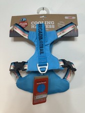 Arcadia Trail Cooling Dog Harness Size Large Blue Hiking Outdoor Adventure Vest picture