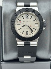 BVLGARI Bulgari Diagono AL 38 A Aluminum with Box  Booklets G2U picture