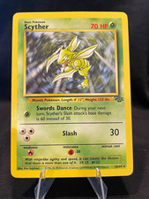Pokemon TCG Scyther Jungle Unlimited Rare Regular 26/64 EN MP- picture
