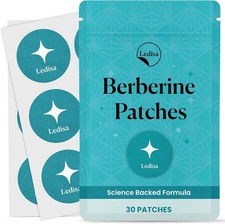 Ledisa Berberine Patches | Patch w/ L-Glutamine, Garcinia 30 Patches New Sealed picture