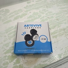 Artevive Earplugs Motorcycle.Earplugs for Sleeping Noise One Size, Black/White picture