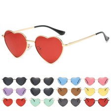 Polarized Heart Shaped Sunglasses Women Men Cute Retro Funny Party Sun Glasses picture