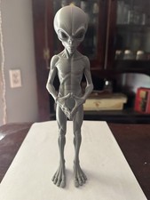 10” Tall Gray Alien 3D Printed  picture