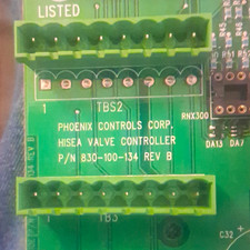 NEW Phoenix Controls HISEA Valve Control Board 24VAC 2.5A P/N 830-100-134 Rev B picture