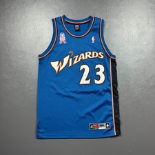 100% Authentic Michael Jordan Vintage Nike Wizards Jersey Size 44 L wizards Mens picture
