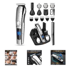 All-in-One Waterproof Beard Trimmer & Grooming Kit with USB Rechargeable Battery picture