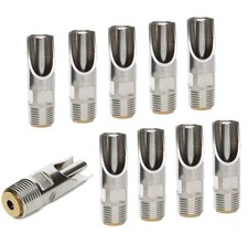 Baimeixun Pack of 10 Stainless Steel NPT 1/2
