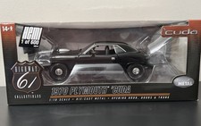 VERY RARE 1 of 600 Triple Black 1970 Hemi Cuda Highway 61 Diecast 1:18 UNOPENED picture