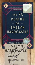 SIGNED Stuart Turton 7 1/2 Deaths of Evelyn Hardcastle B&N Edition Ed HC NEW picture