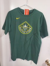 Seattle Storm Nike Forest Green Logo Youth XL T-Shirt New With Tags Ships Free picture