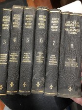 1921 Set Of 6 Audels Engineers  Mechanics GuidesVol  3-8   picture