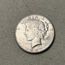 1927-S Peace Silver Dollar XF Cleaned (JM67) picture